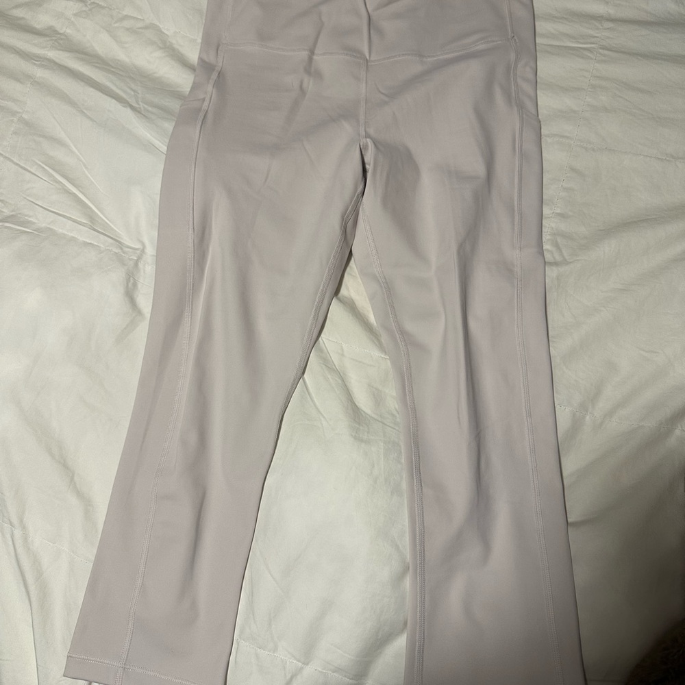 Athleta Cream Boot Cut Flare Pants